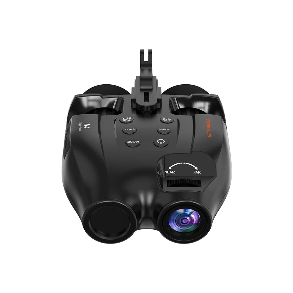 N4 front view showing the camera lens, illuminator and focus wheel